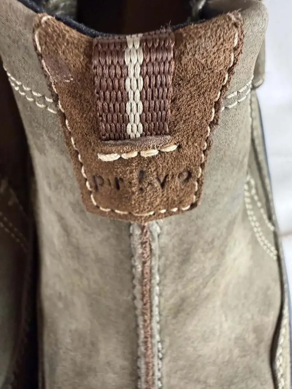 Privo by Clarks Men’s Slip-On Casual Shoes Brown Suede Size 8 utilitarian waterp
